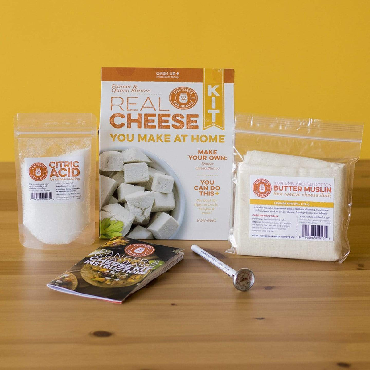 Cheese Paneer &amp; Queso Blanco Cheese Making Kit