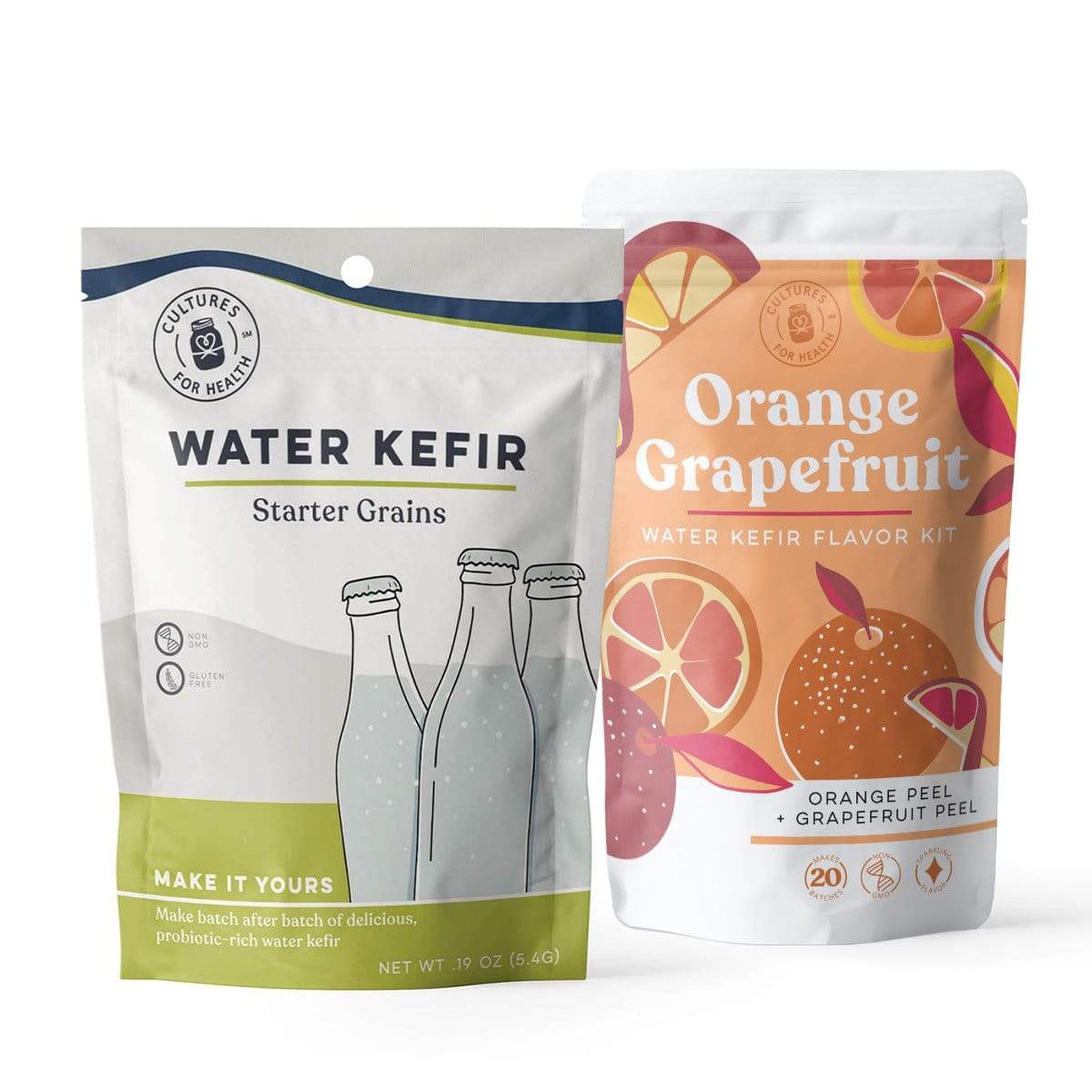 Kefir Water Kefir + Orange Grapefruit