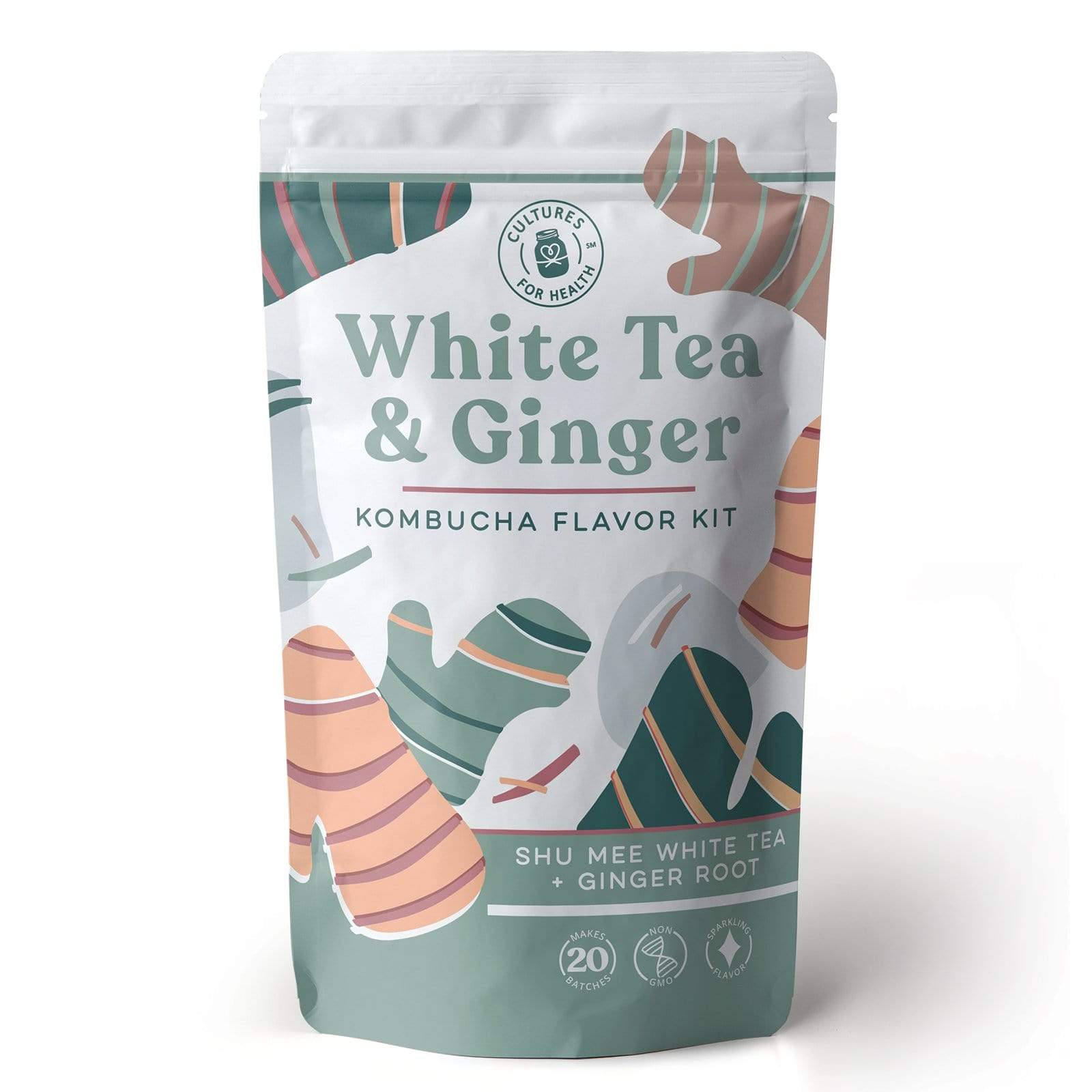 Kombucha White Tea & Ginger Kombucha Flavor Kit