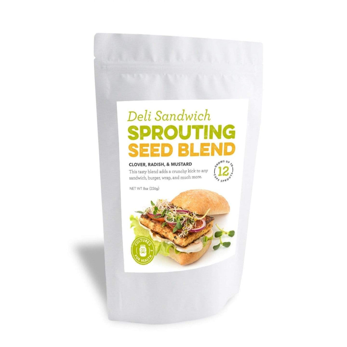 Sprouting &amp; Wheatgrass Deli Sandwich Sprouting Seed Blend