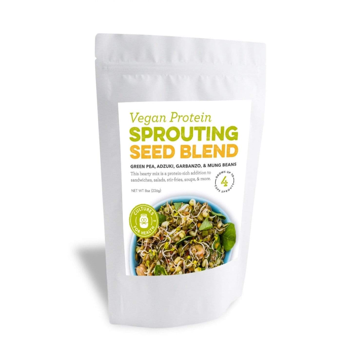 Sprouting Seed Label Sprouting Seeds Product